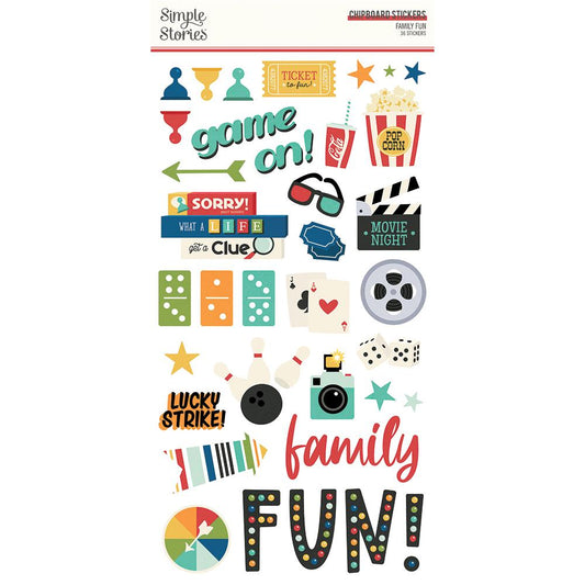 Family Fun -  Chipboard