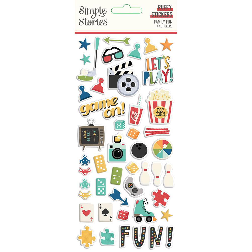 Family Fun -  Puffy Stickers