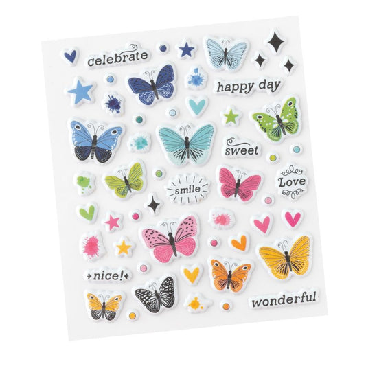 Bold & Bright - Mini Puffy Stickers