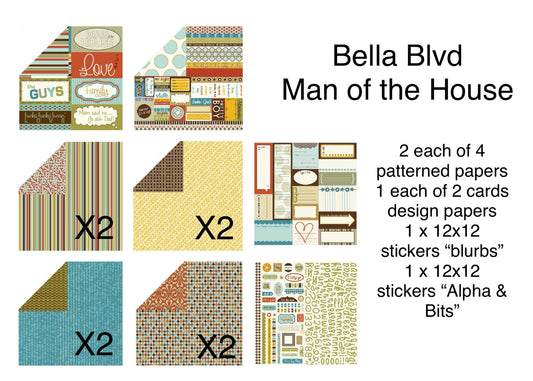Bella Blvd Man of the House Bundle (2 sticker sheets)