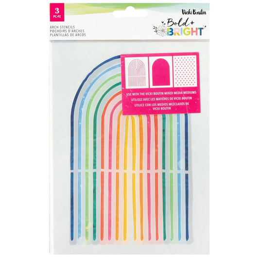 Bold & Bright - Arches Stencil (3 pack)