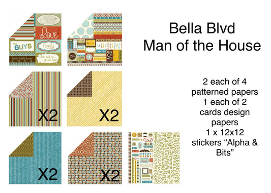 Bella Blvd Man of the House Bundle (1 sticker sheet)