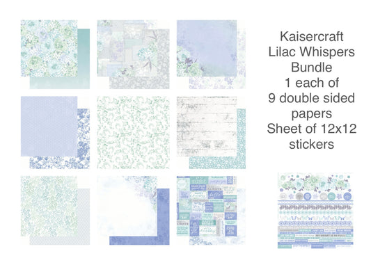 Lilac Whisper Paper and Sticker Bundle