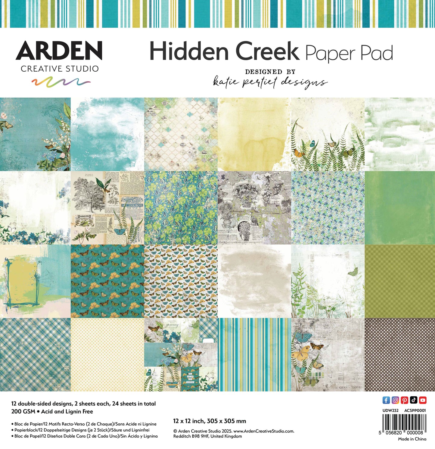 Hidden Creek - 12 x 12 Paper Pad