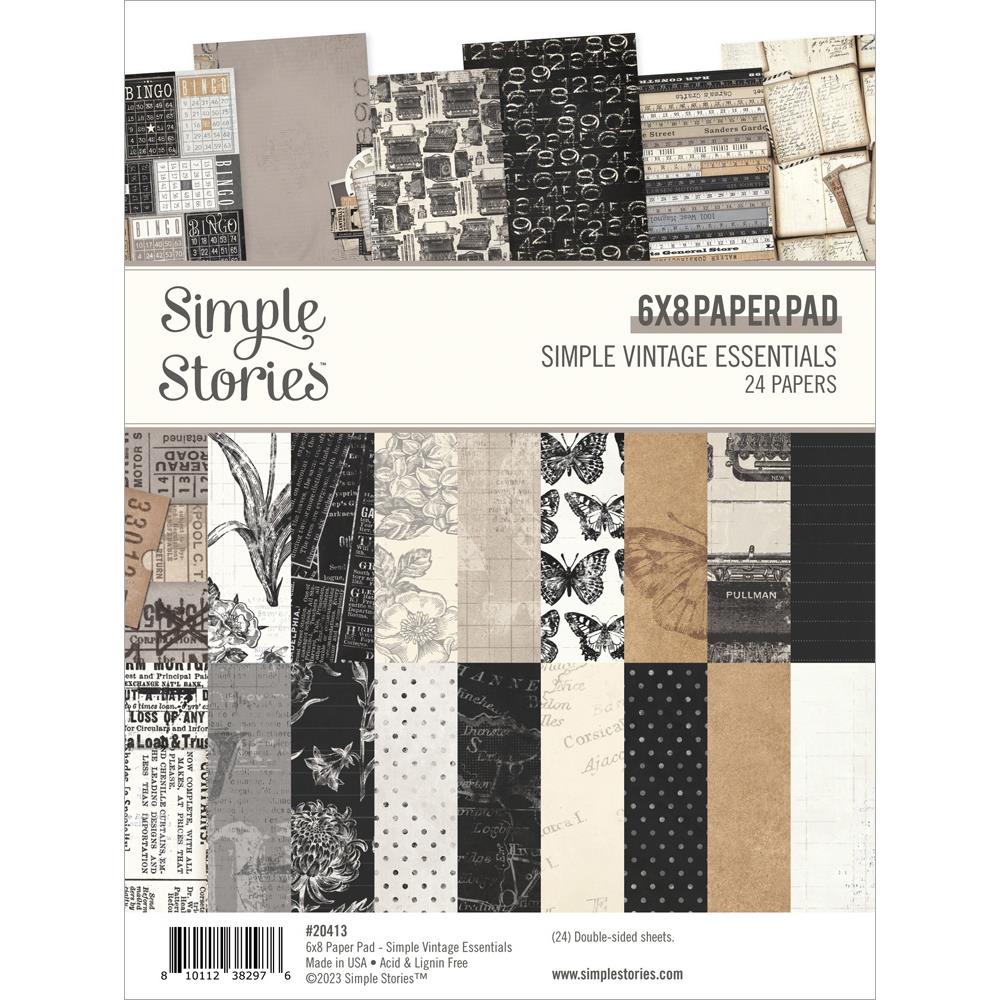 Simple Vintage Essentials 6 x 8 Paper Pad