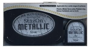 StazOn  Metallic Silver