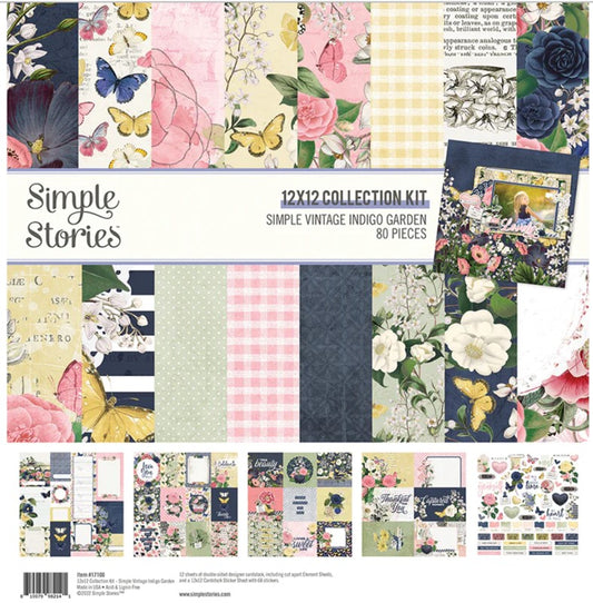 Simple Vintage Indigo Garden Collection Pack